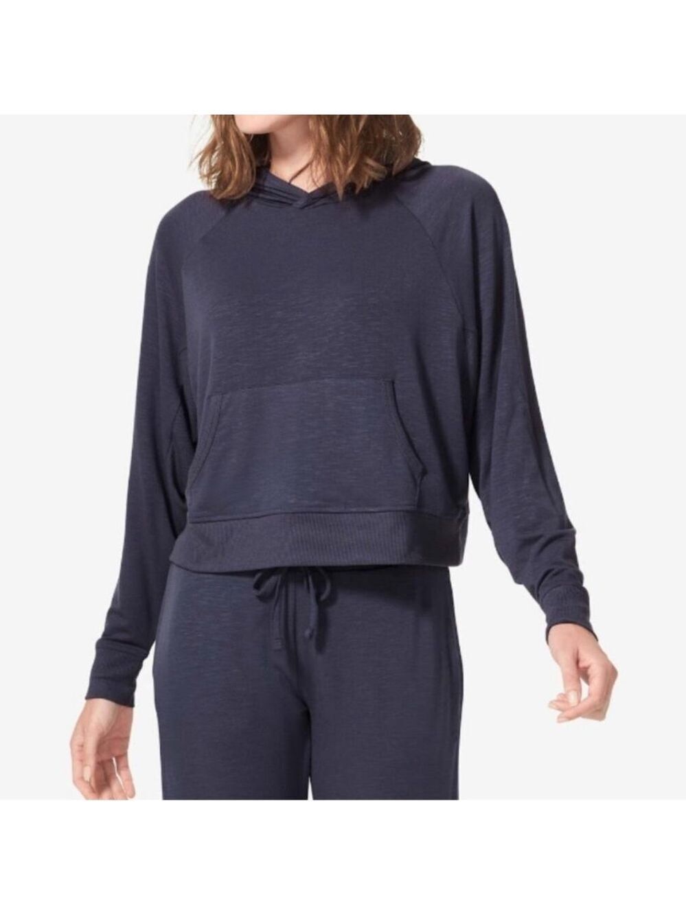 Tommy John Black Crop Hoodie